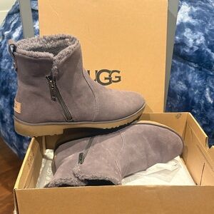 UGG Gray Ankle Boots